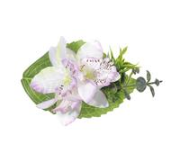 Girls Hair Clip Cymbidium Women Kid Hairgrips Artificial Headdress Barrettes Flower Shape Sweet 2000s Girls Hairpins