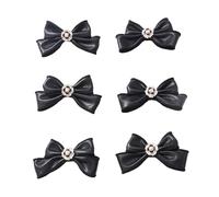 Girls Hair Clip For Banquet Costume Bows Pearls Jewelry Prom Club Party Banquet/Feast/Dinner Gifts For Girlfriend Black Camellia Hair Clip