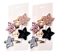 Girls Hair Clip Glittering Women Kid Hairgrips Adorkable Headdress Barrettes Glittering Shape Sweet 2000s Girls Hairpins