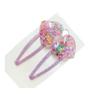 Girls Hair Clip Glittering Women Kid Hairgrips Adorkable Headdress Barrettes Heart Shape Sweet 2000s Girls Hairpins