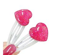 Girls Hair Clip Glittering Women Kid Hairgrips Adorkable Headdress Barrettes Heart Shape Sweet 2000s Girls Hairpins