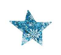 Girls Hair Clip Mistletoe Creaseless Hairpin Glitter Jewelry Ornaments Headdress Mistletoe Star Shape Clips Christmas Clips For Little Girls