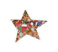 Girls Hair Clip Mistletoe Creaseless Hairpin Glitter Jewelry Ornaments Headdress Mistletoe Star Shape Clips Christmas Clips For Little Girls