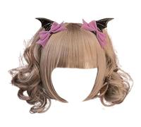 Girls Hair Clips Gothic Halloween Cosplay Devil Wing Hairpin Headwear Punk Hair Jewelry Unique Black Headwear