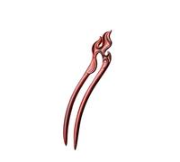 Girls Hair Sticks U-shape Hairpin Clips Handmade Coiled Wooden Hair Fork Sticks Retro Dress Headdress Headpieces(Color 2)