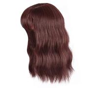 Girls Hairpiece Curly Wigs Hair Extensions Photo Props Casual Chignons Bangs Hair Extensions Cosplay Supplies Breathable Clips for Women