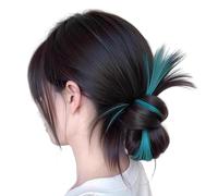 Girls Hairpiece Hair Extensions for Coser Headwear Chignons Show Small Face Versatile Hair Bun Daily Realistic High Temperature Fibre Clips