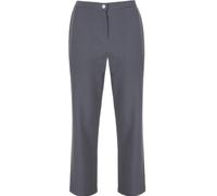 Girls Half Elasticated School Trousers, Fine Lucky Fabric with Polyester, Elatane & Spandex Mix for Comfort Fit. Grils School Uniforn, Girls Pants from Size 7/8 to 16/17(16-17 Grey)