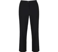Girls Half Elasticated School Trousers, Fine Lucky Fabric with Polyester, Elatane & Spandex Mix for Comfort Fit. Grils School Uniforn, Girls Pants from Size 7/8 to 16/17(13-14 Black)