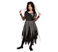 Girls Halloween Bride Costume Kids Fancy Dress Ghost Brides Outfit Costume