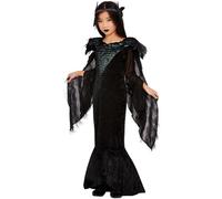 Girls Halloween Deluxe Raven Princess Costume