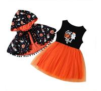 Girls Halloween Dress Girl Scary Kids Gothic Witch Costume For Devil/Bat/Pumpkin/Clown Fancy Outfit Clothes Outfits Carnival