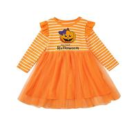 Girls Halloween Dress Kids Toddler Baby Girl Gothic Witch Costume For Black Vampire and Outfit Movie Character Costumes Dresses Age 5-13 Years