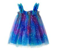 Girls Halloween Dress Long Sleeve Tutu Kids Medieval Gothic Dresses Devil/Bat/Pumpkin/Clown Scary Clown Costume Fancy Up Outfits for Carnival