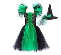 Girls Halloween Dress Outfit Girl Kids Gothic Witch Costume For Devil/Bat/Pumpkin/Clown Queen Zombie Princess Carnival Cosplay