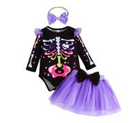 Girls Halloween Dress Outfit Girl Spider Web Skull Skater Dresses Black Witch Dark Vampire Costume Teens Party Spooky for