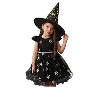Girls Halloween Dress Outfit Girl Witch Costume Devil/Bat/Pumpkin/Clown Vampire and Halloweens Clothes Set Spooky Up