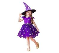 Girls Halloween Dress Outfit Girl Witch Costume Devil/Bat/Pumpkin/Clown Vampire and Halloweens Clothes Set Spooky Up