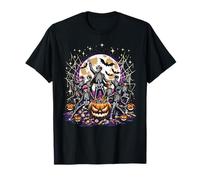 Girls Halloween K-Pop Boy Band Skeletons Graphic T-Shirt