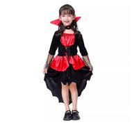 Girls Halloween Pyjamas Midnight Vampira Girl's Costume | Kid's Costumes Cosplay Dress Fir Girl