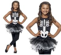 Kids Skeleton Tutu Costume (Large) | Halloween