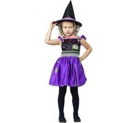 Girls Halloween Stitch Witch Costume