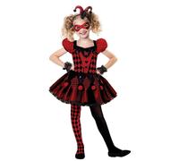 Girls Harlequin Cutie Halloween Costume