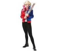 Girls Harley Quinn Kit Suicide Squad DC Cosplay Fancy Dress Teen Costume