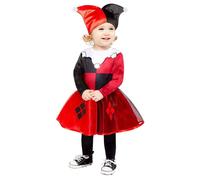 Girls Harley Quinn Toddler DC Universe Fancy Dress Costume Official