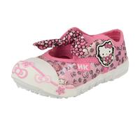Girls Hello Kitty Oppland Canvas Shoes - Pink Canvas - UK Size 6 - EU Size 23 - US Size 6.5