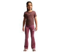 Girl's high-waisted flared legging Nike Classic Rose 8/10 ans