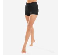 Girls' High-waisted Modern Dance/jazz Shorts - Black