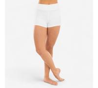 Girls' High-waisted Modern Dance/jazz Shorts - White
