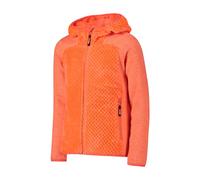 Girl's hooded fleece CMP Orange 4 ans