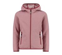 CMP - Girl's Jacket Fix Hood Jacquard Knitted - Fleece jacket size 140, pink