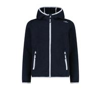 CMP - Girl's Jacket Fix Hood Jacquard Knitted 3H19825 - Fleece jacket size 152, blue