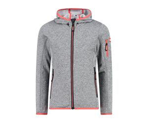 Girl's hooded hiking jacket CMP Gris 5 ans