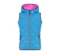 Girls' hooded sleeveless puffer jacket CMP Turquoise 3 ans