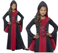 Kids Hooded Vampire Costume (Large) | Halloween