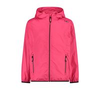CMP - Kid G Jacket Rain Fix Hood, Strawberry, 176