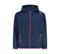 CMP - Kid G Jacket Rain Fix Hood, Blue, 128