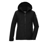 Girl's hooded waterproof jacket Killtec Kow 217 Noir 8 ans