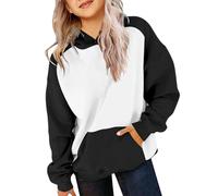 Girls Hoodie Long Sleeve Soft Sweatshirt with Graphic Hoody for Kids - Cozy Everyday Layering Top for Girls and Boys Casual Schoolwear Autumn Winter Wear (Black, 4-5 Years)