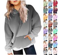 Girls Hoodies Clearance,Kids Tie-dye Hooded Sweatshirt Today's Deals,Round Neck Solid Long Sleeved Pullover Sweatshirt Fall Winter Soft Comfoty Jumpers Oversized Casual with Pocket Hoody 2-14Years