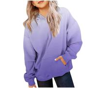 Girls Hoodies Clearance,Kids Tie-dye Hooded Sweatshirt Today's Deals,Round Neck Solid Long Sleeved Pullover Sweatshirt Fall Winter Soft Comfoty Jumpers Oversized Casual with Pocket Hoody 2-14Years
