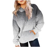 Girls Hoodies Clearance,Kids Tie-dye Hooded Sweatshirt Today's Deals,Round Neck Solid Long Sleeved Pullover Sweatshirt Fall Winter Soft Comfoty Jumpers Oversized Casual with Pocket Hoody 2-14Years