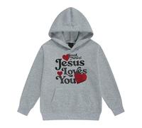 Girls Hoodies & Sweatshirts for Toddler to Big Kids Full Zip Hoodie with Long Sleeve Pocket Front Defining Letter Print and Cozy Front Pocketend start#s#Made for everyday wear (Light Gray, 2-3 Years)