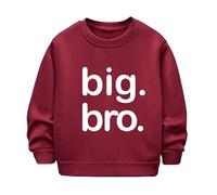 Girls Hoodies Sweatshirts Long Sleeve Children's Autumn Winter Letter Printed Casual Thick Warm Round Neck For Boys Girls Plain Sweatshirt Hooded Jumper PE School Warm Coats Five Color Red