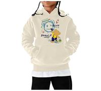 Girls Hoodies & Sweatshirts Product Title Children's Long Sleeved Cartoon Bear Print Hoodie for Girls - Cozy Everyday Sweatshirt Top Soft Quality with Durable Knit (Beige, 5-6 Years)
