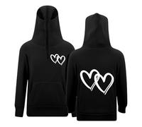 Girls Hoodies & Sweatshirts Zip Up Pullover For Kids Casual Wear With Eyelets And Pocket end start# s# Girls Hoodies & Sweatshirts Girls Clothes Crewneck Tie Dye Girls Sweatshirt (Black, 11-12 Years)